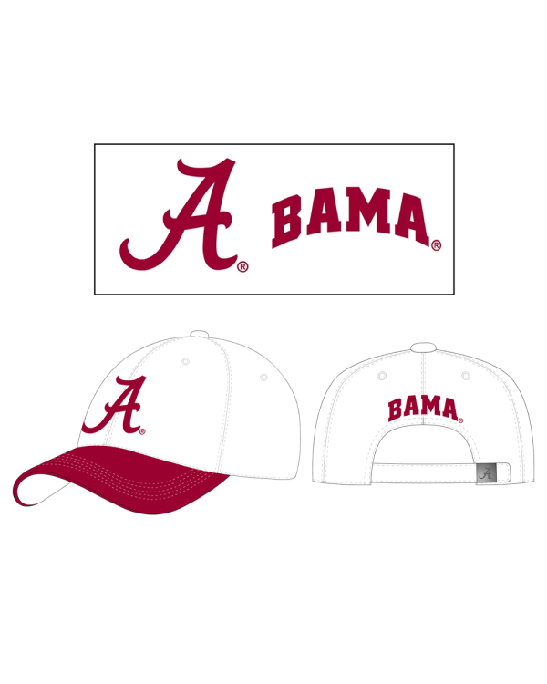 Bama baseball cap with script A