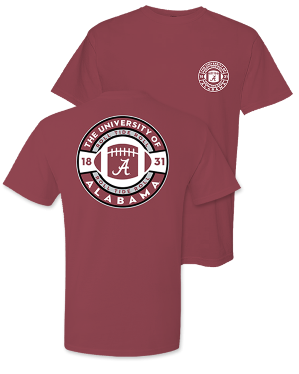 Bama football t-shirt in red